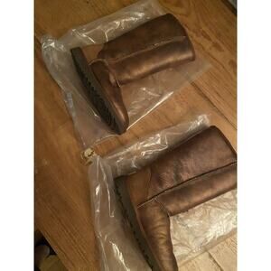 UGG Australia Classic Tall Womens Size 6 EU 37 Bronze Gold Metallic 5823
